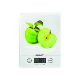 Весы кухонные Scarlett SC-1213 белый/яблоко