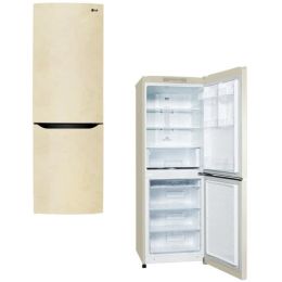 Холодильник с нижней морозилкой LG GA-B389SECL