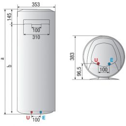 Водонагреватель накопительный Ariston ABS PRO R 80V slim